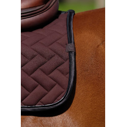 Almofada de sela Equithème Impulsion Castanho