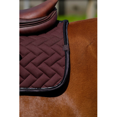 Almofada de sela Equithème Impulsion Castanho