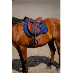 Almofada de sela Equithème Impulsion Marinho Azul-marinho