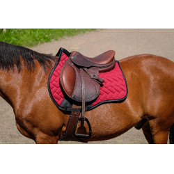 Almofada de sela Equithème Impulsion Bordéus Bord&amp;amp;amp;amp;amp;ocirc;