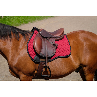 Almofada de sela Equithème Impulsion Bordéus Bord&amp;amp;amp;amp;amp;ocirc;