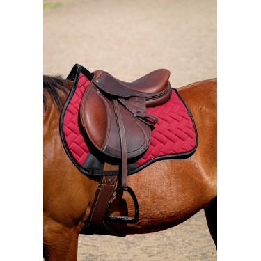 Almofada de sela Equithème Impulsion Verde