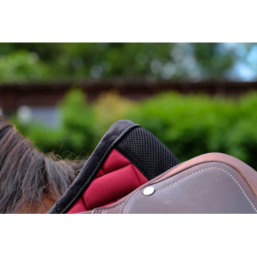 Almofada de sela Equithème Impulsion Bordéus Bord&amp;amp;amp;amp;amp;ocirc;