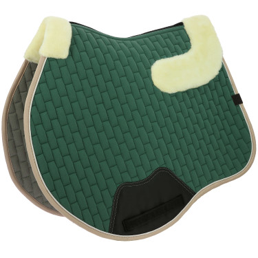 Almofada de sela Equithème Dinard Verde