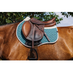 Almofada de sela Equithème Dinard Verde