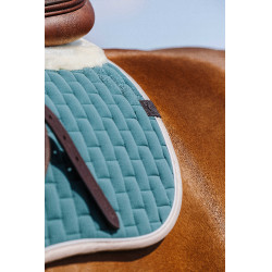 Almofada de sela Equithème Dinard Verde