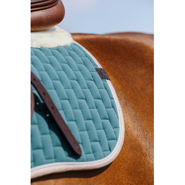 Almofada de sela Equithème Dinard Verde