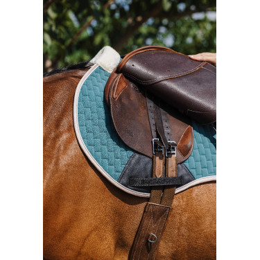 Almofada de sela Equithème Dinard Verde