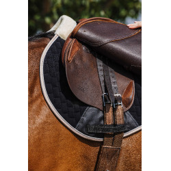 Almofada de sela Equithème Dinard Preto