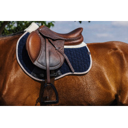 Almofada de sela Equithème Dinard Marinho Azul-marinho