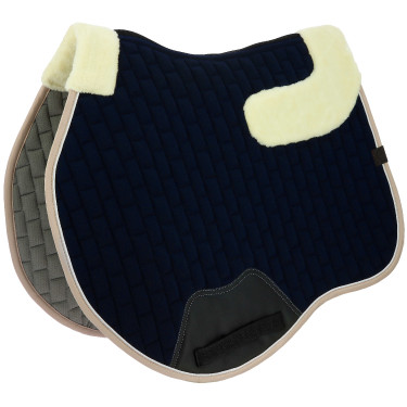Almofada de sela Equithème Dinard Marinho Azul-marinho