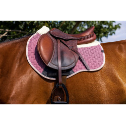 Almofada de sela Equithème Dinard Rosa velho