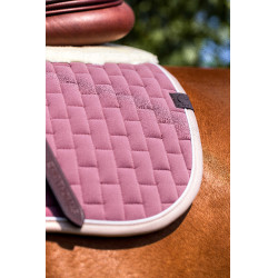 Almofada de sela Equithème Dinard Rosa velho