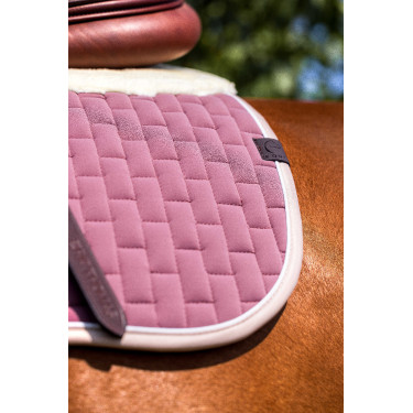 Almofada de sela Equithème Dinard Rosa velho