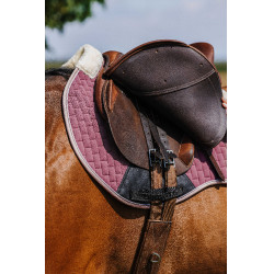 Almofada de sela Equithème Dinard Rosa velho