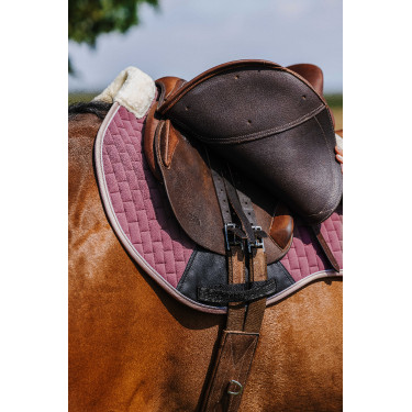 Almofada de sela Equithème Dinard Rosa velho