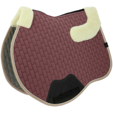Almofada de sela Equithème Dinard Rosa velho