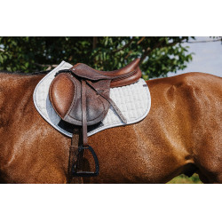 Almofada de sela Equithème Eclat Branco Almofada de sela Equithème Eclat Branco