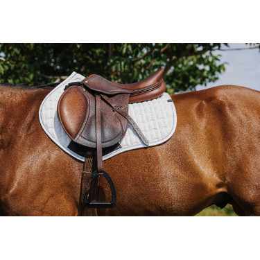 Almofada de sela Equithème Eclat Branco Almofada de sela Equithème Eclat Branco