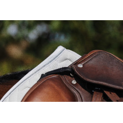 Almofada de sela Equithème Eclat Branco Almofada de sela Equithème Eclat Branco