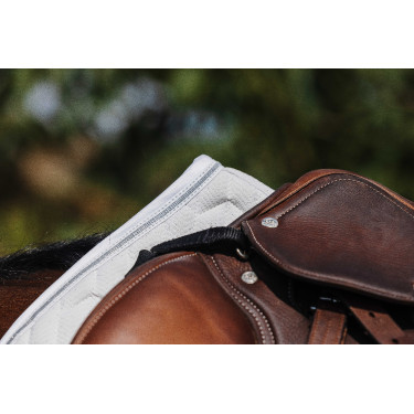 Almofada de sela Equithème Eclat Branco Almofada de sela Equithème Eclat Branco