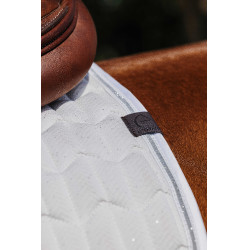 Almofada de sela Equithème Eclat Branco Almofada de sela Equithème Eclat Branco