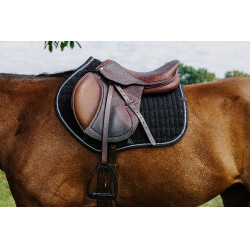 Almofada de sela Equithème Eclat Preto Almofada de sela Equithème Eclat Preto