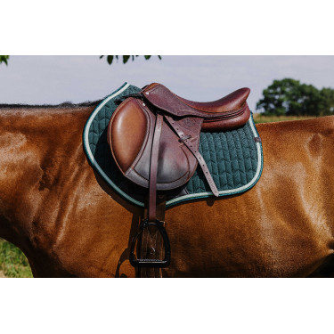 Almofada de sela Equithème Eclat Verde