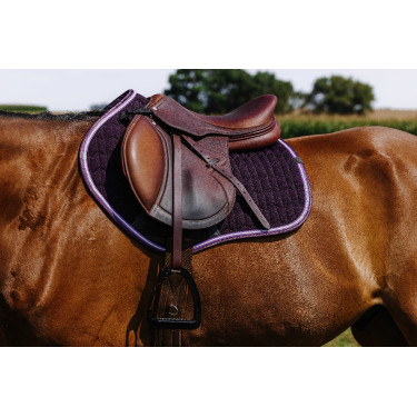Almofada de sela Equithème Eclat Violeta