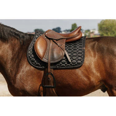 Almofada de sela Equithème Pretty Preto