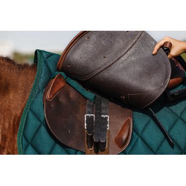 Sela de montar Riding World School Verde escuro