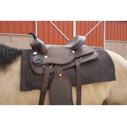 Tapete Westride Navajo algodão/acrílico liso Castanho