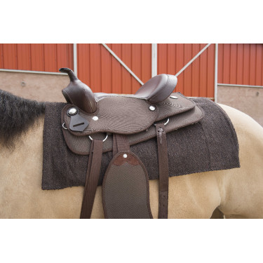 Tapete Westride Navajo algodão/acrílico liso Castanho