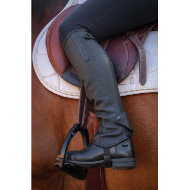 Mini-chaps Equithème Soft Preto Mini-chaps Equithème Soft Preto