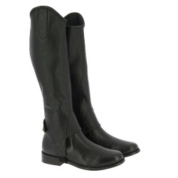 Mini-chaps Norton Stretch granulado Preto