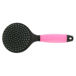Escova para crina Hippo-Tonic Gel Fúcsia neon Rosa