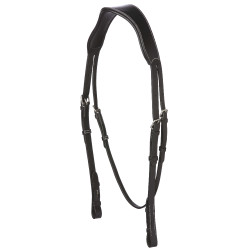 Cabeçada anatômica larga Eric Thomas Pro Preto