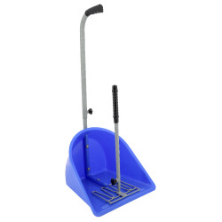 Pá e ancinho para estrume Hippotonic Azul royal