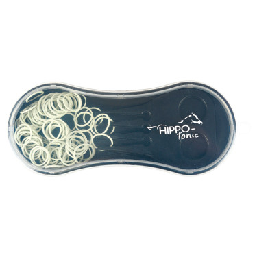 Escova para trançar Hippo-Tonic Preto