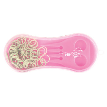 Escova para trançar Hippo-Tonic Rosa