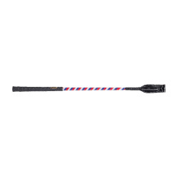 Cravache Fleck claquete verniz 55 cm Vermelho / branco / azul