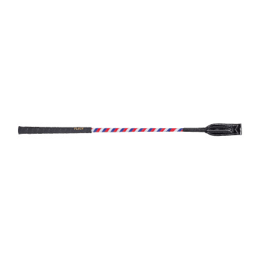 Cravache Fleck claquete verniz 55 cm Vermelho / branco / azul