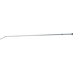 Chicote de adestramento Whip & Go Diamond cabo de nylon Preto