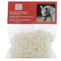 Elásticos para crina Branco