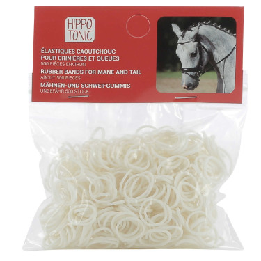 Elásticos para crina Branco