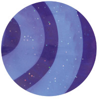 Cureta oval de borracha com purpurina infantil Violeta Cureta oval de borracha com purpurina infantil Violeta