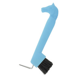 Escova limpa-cascos, cabeça de cavalo Azul céu