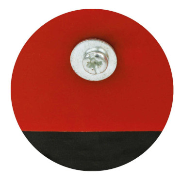 Faca de calor curvada P.V.C. Vermelho Faca de calor curvada P.V.C. Vermelho