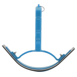 Faca de calor curvada P.V.C. Azul