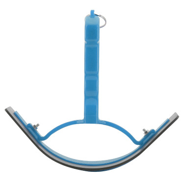 Faca de calor curvada P.V.C. Azul